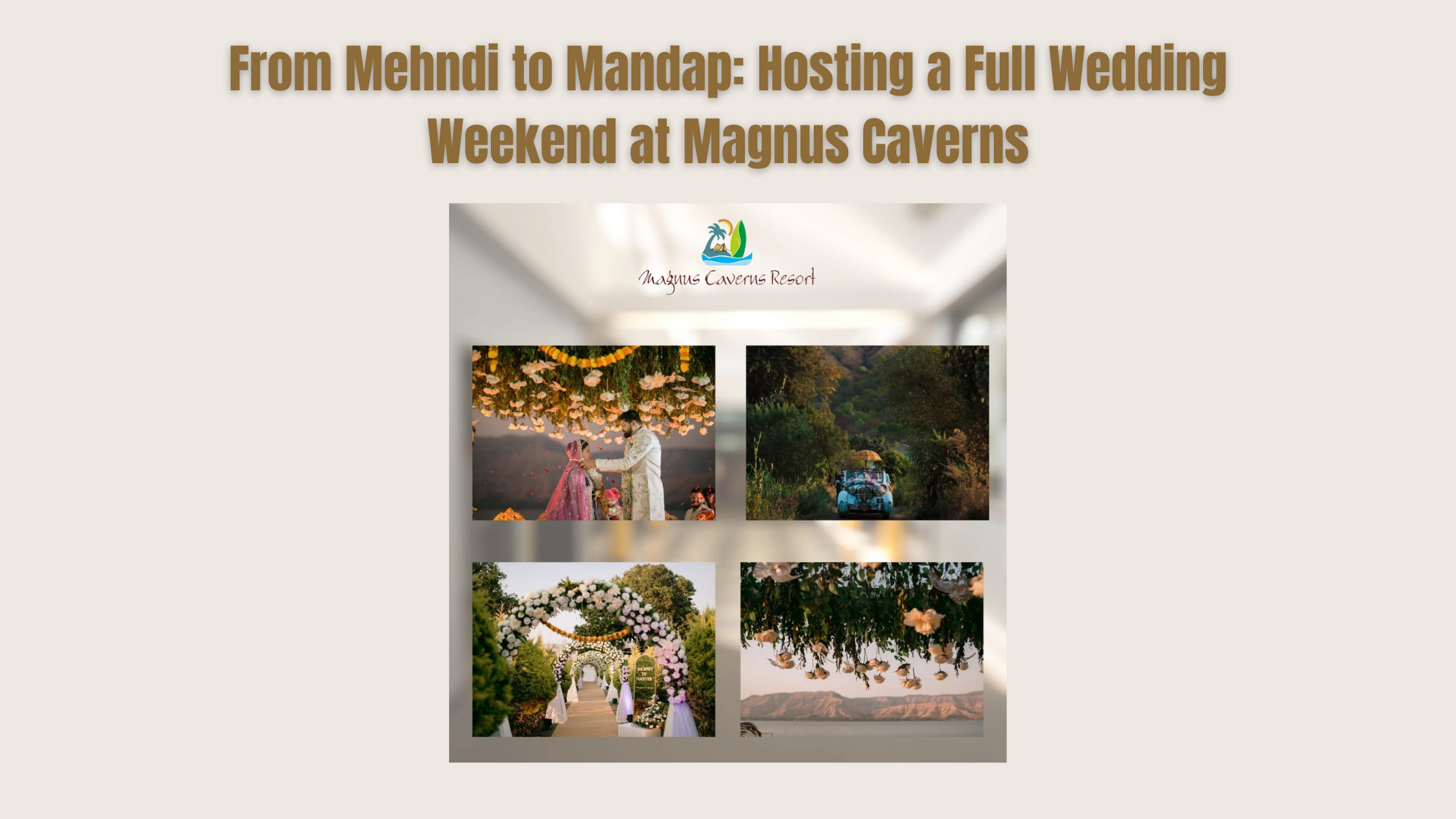Destination Wedding at Magnus Caverns